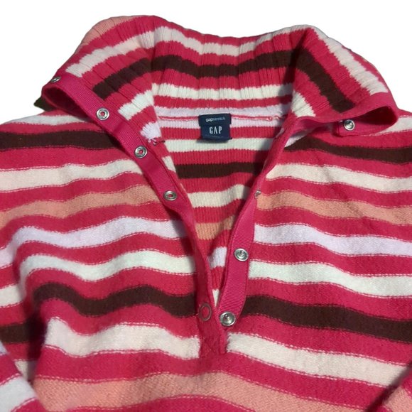 Woman's Medium Gap Stretch Striped Sweater - Picture 3 of 3